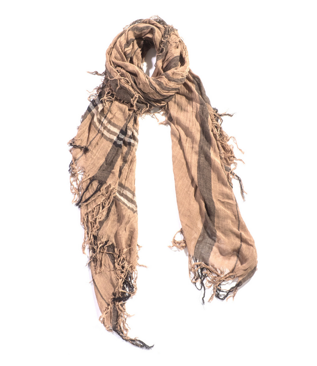 Tissue Plaid Scarf