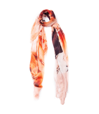 Blue Pacific Running Horse Scarf