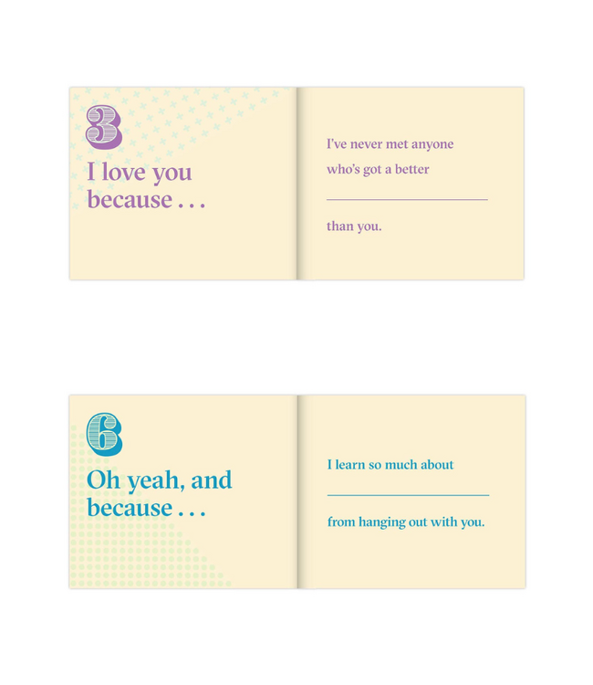 I Love You Because Book