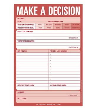 Make A Decision Pad