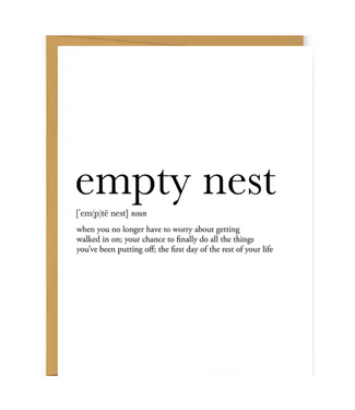 Empty Nest Definition - Everyday Card
