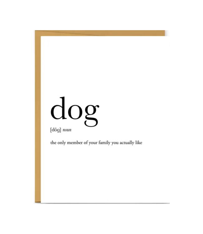 Dog Definition - Everyday Card