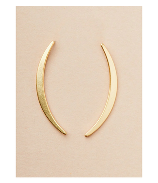 Scout Curated Wears Gibbous Slice Stud Earring