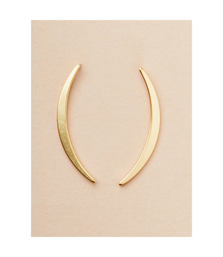 Scout Curated Wears Gibbous Slice Stud Earring