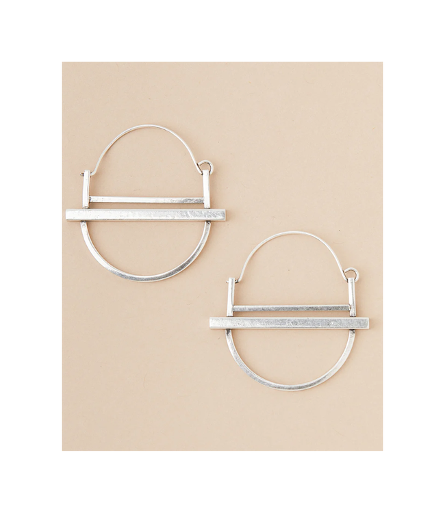 Scout Curated Wears Saturn Hoop Earring