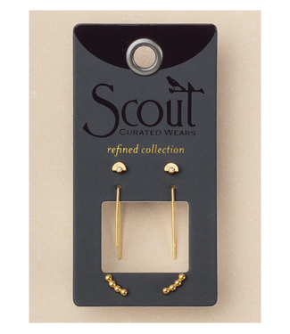 Scout Curated Wears Trio Venus Stud Earring