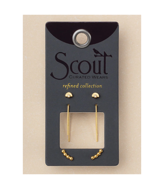 Scout Curated Wears Trio Venus Stud Earring