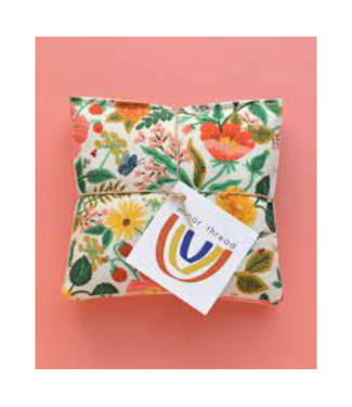 Minor Thread Lavender Sachet Bundle Poppy Fields in Cream Botanical Floral