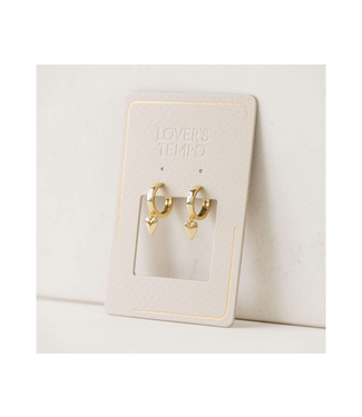 Everly Heart Hoop Earrings