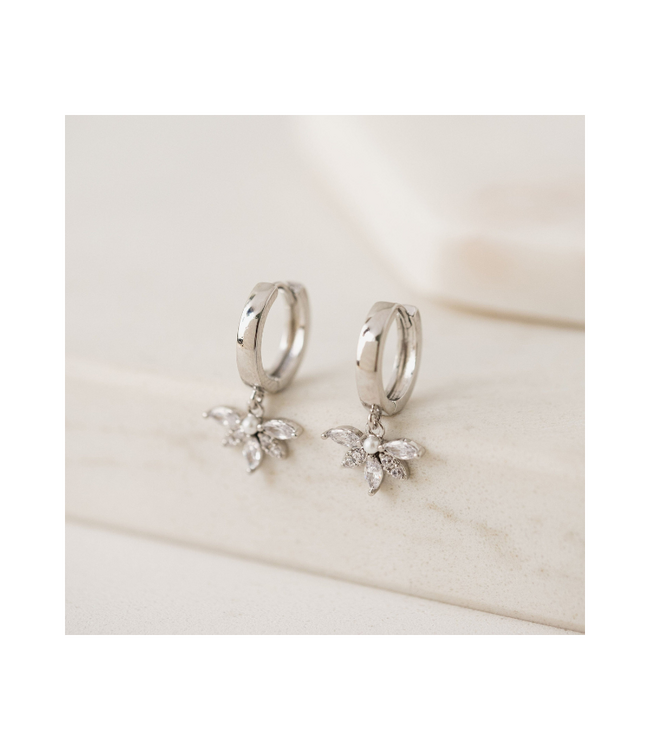 Harlowe Huggie Hoop Earrings