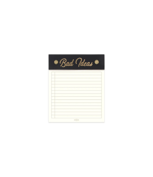Post Bound "Bad Ideas" Notepad