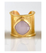 Cuff Ring Rose Quartz