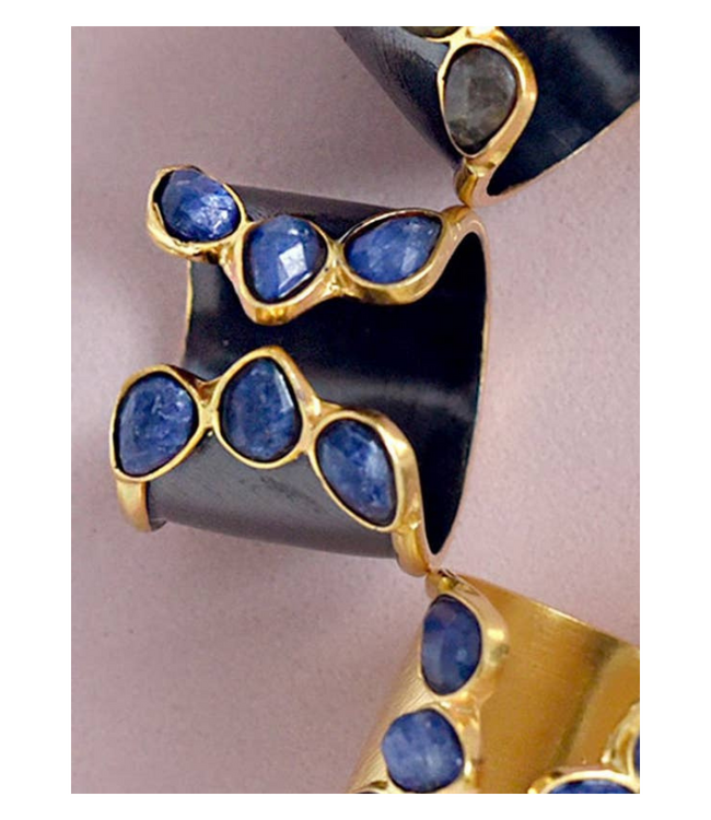 Multi-Gem Ring Sapphire