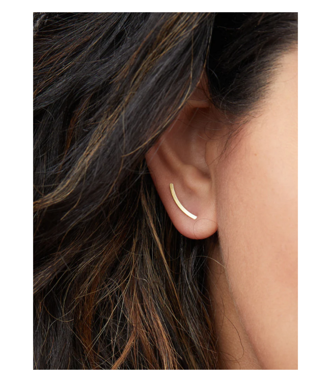 Comet Curve Earring