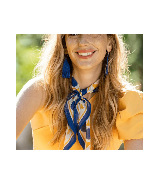 Goldie Scarf Lapis