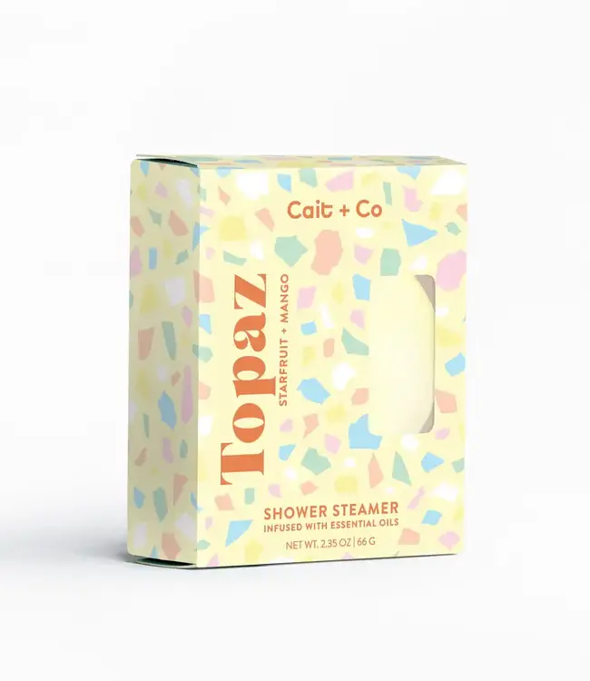 Cait & Co Gem Shower Steamer - Topaz