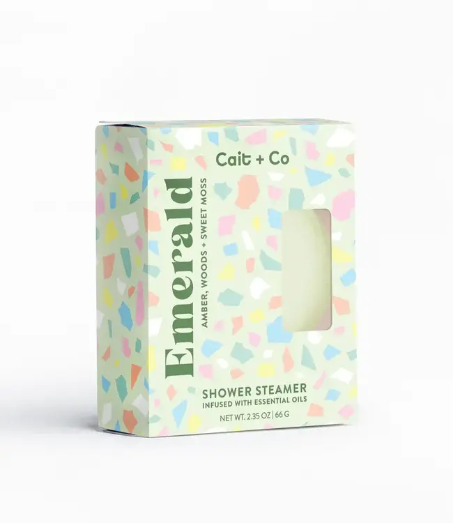 Cait & Co Gem Shower Steamer - Emerald