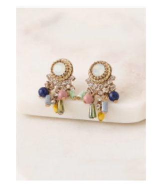 Iris Chandelier Earrings Multi