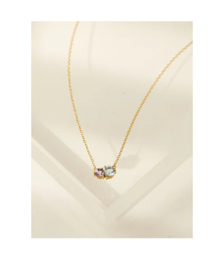 Lover's Tempo Luma Necklace BL Topaz/Amethyst