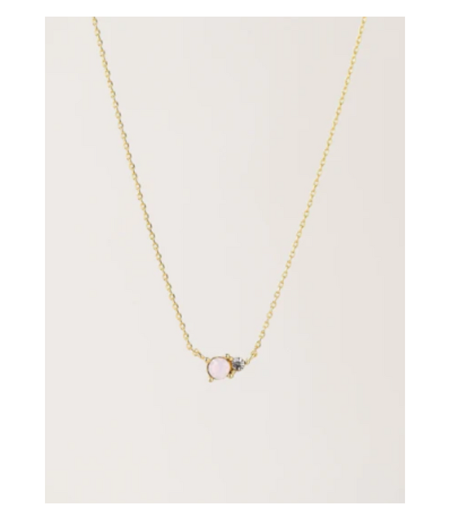 Dolce Necklace Pink Opal
