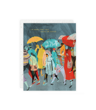 Rainy Day Crowd Card