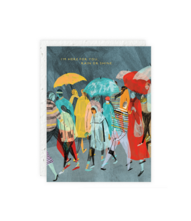 Rainy Day Crowd Card