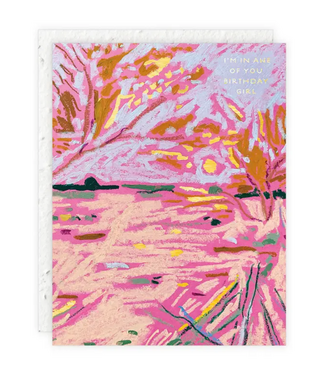 Electric Moonrise Card