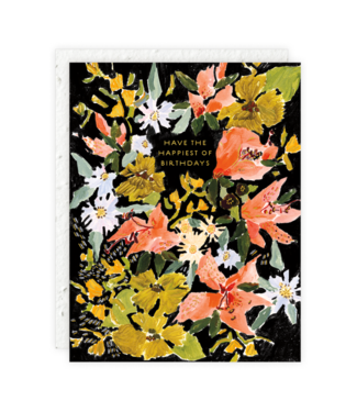 Seedlings Vintage Floral Card