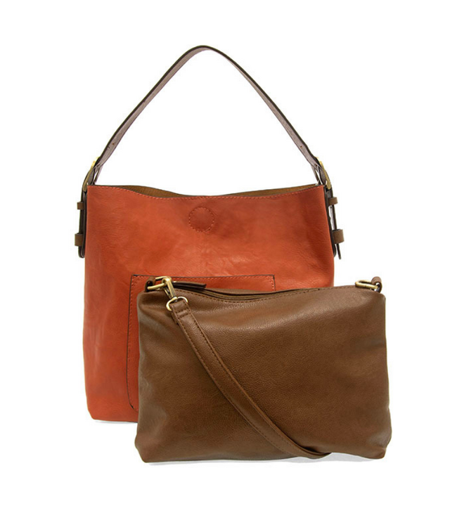 Hobo Handbag Terracotta Orange