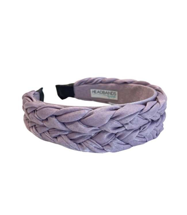 Blushing Braid Headband Lavender