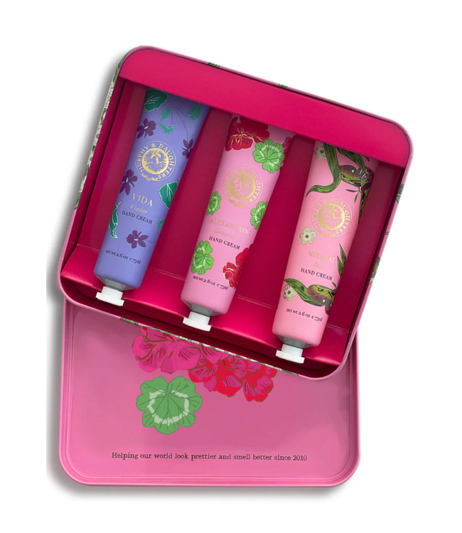 Murphy & Daughters Hand Cream Tin Gift Set- Geranium