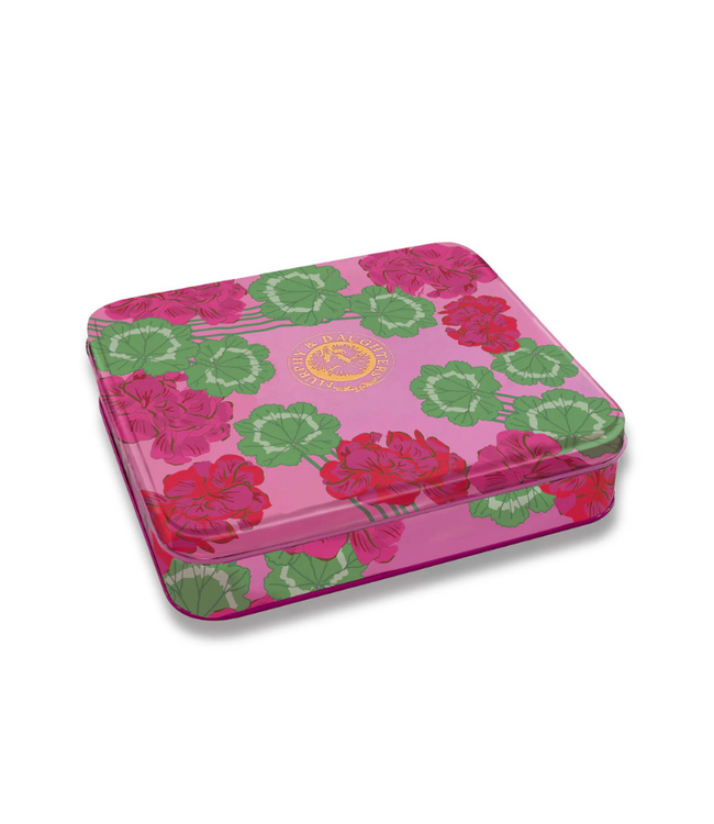 Hand Cream Tin Gift Set- Geranium