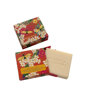 Murphy & Daughters Rectangular Boxed Soap- Frangipani