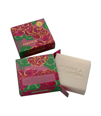 Murphy & Daughters Rectangular Boxed Soap- Geranium