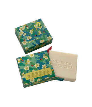 Murphy & Daughters Rectangular Boxed Soap- Green Tea