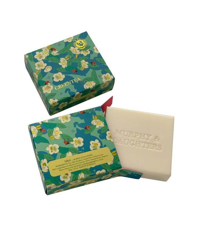 Rectangular Boxed Soap- Green Tea