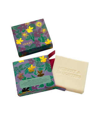 Murphy & Daughters Rectangular Boxed Soap- Violet