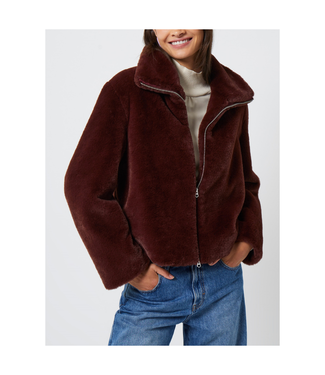 French Connection Buona Fur Jacket