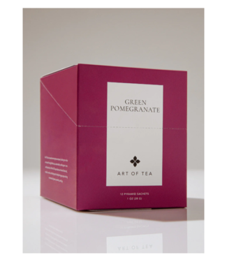 Art of Tea Green Pomergranate Sachet Box