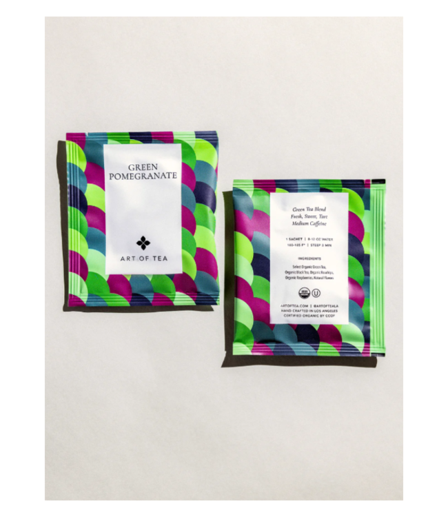 Green Pomergranate Sachet Box