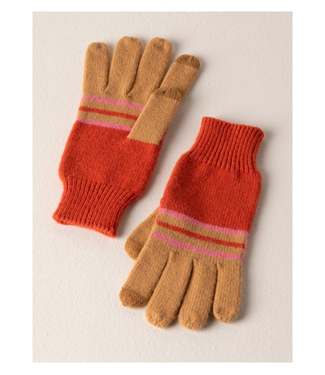 Shiraleah Rory Touchscreen Gloves Rust