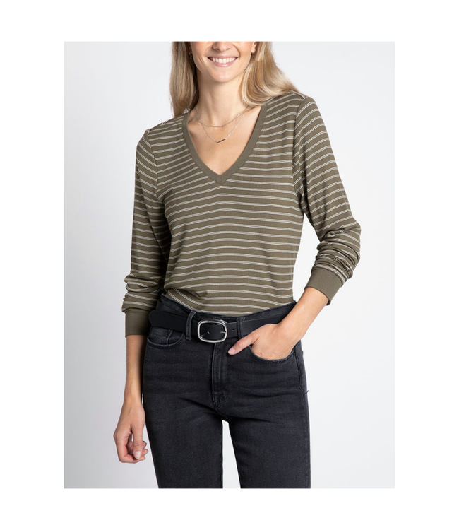 Women's Thread & Supply Shannon Long Sleeve V-Neck Shirt