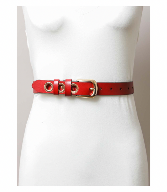 Gold Buckle Waist Hip Belt