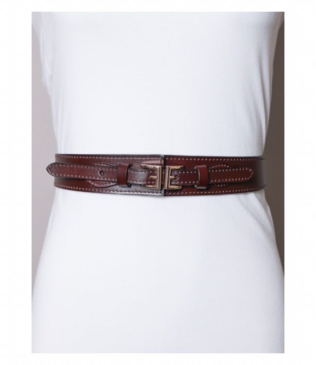 Double Buckle Waistband Belt