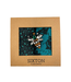 Turquoise Oslo & Lux Turquoise Cheetah Duo Sock Box
