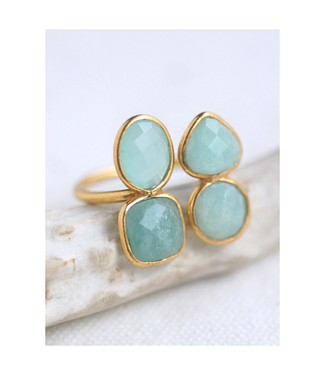 Felix Multi-Stone Ring Amazonite