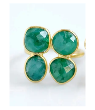 Felix Multi-Stone Ring Emerald