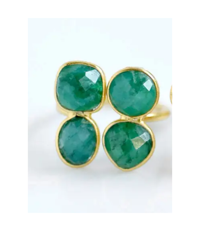 Felix Multi-Stone Ring Emerald