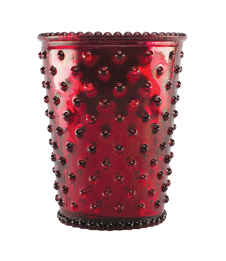 Hobnail Candle-Chrome Reindeer