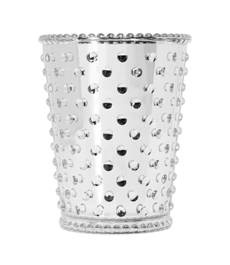 Hobnail Candle-Chrome Vanilla Bean